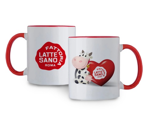 TAZZA MUG CUORE LATTE SANO