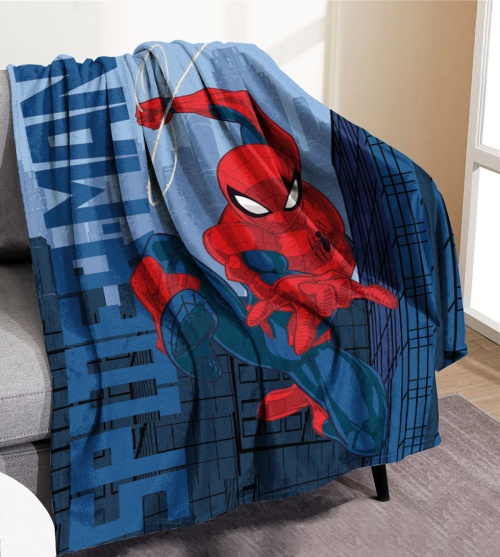 PLAID SOFT TOUCH SPIDER-MAN