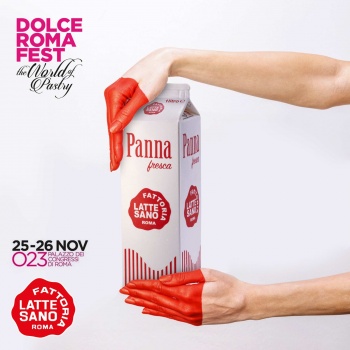 LATTE SANO SPONSOR DEL DOLCE ROMA FEST - THE WORLD OF PASTRY