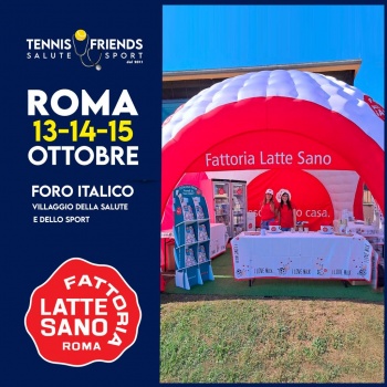LATTE SANO SPONSOR DI TENNIS&FRIENDS