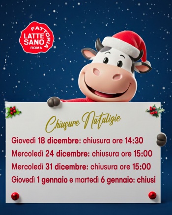 CHIUSURE GIORNI DI FESTA