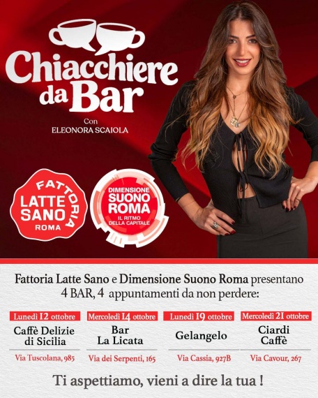 Chiacchiere da Bar - le date e gli appuntamenti