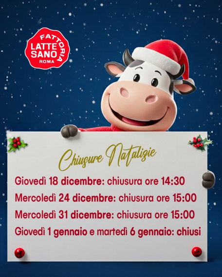 CHIUSURE GIORNI DI FESTA