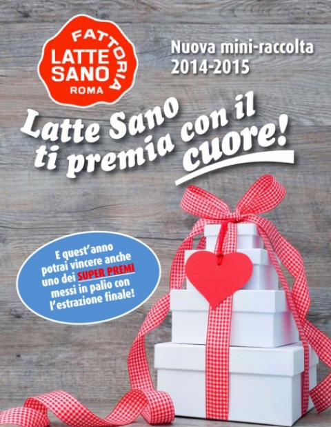Latte Sano ti premia con il cuore Latte Sano ti premia con il cuore