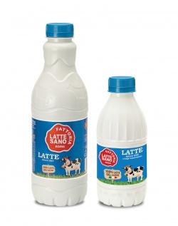 Latte UHT intero in bottiglia 100% del Lazio