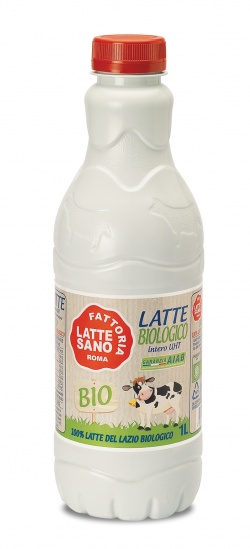 Latte UHT BIOLOGICO in bottiglia 100% del Lazio