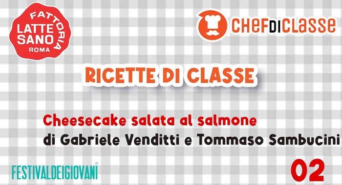 CHEESECAKE SALATA AL SALMONE 
