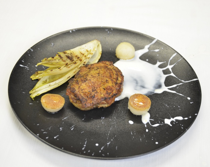 FARAONA, PERA, INDIVIA E YOGURT 